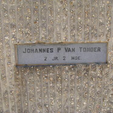 TONDER Johannes P., van 