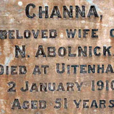 ABOLNICK Channa -1910