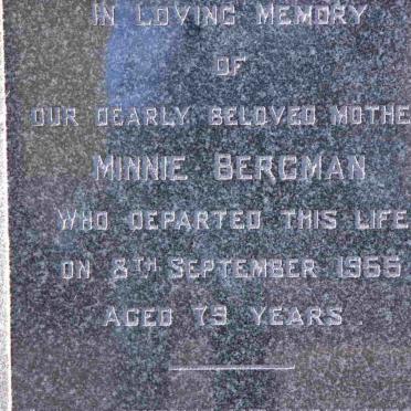 BERGMAN Minnie -1955