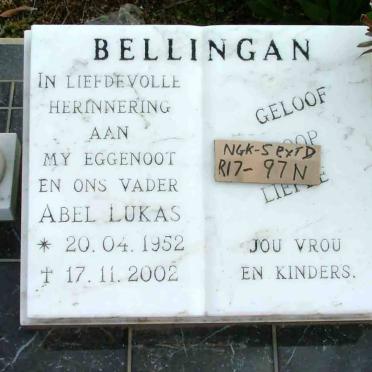 BELLINGAN Abel Lukas 1952-2002