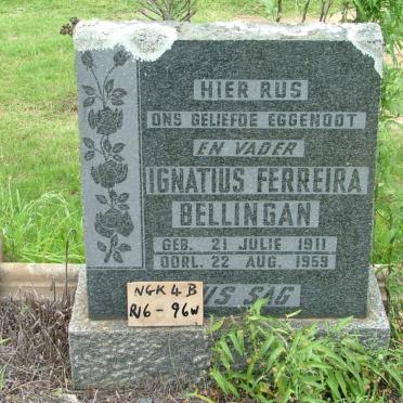 BELLINGAN Ignatius Ferreira 1911-1959