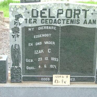 DELPORT Izak C. 1893-1971 :: DELPORT Matthys J.P. 1933-1958