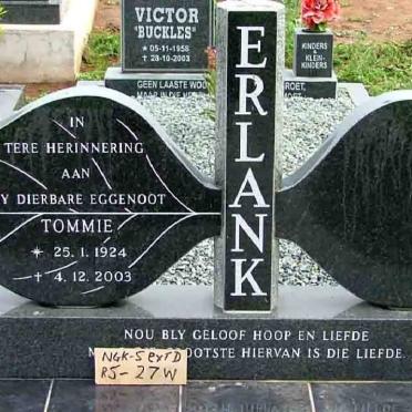 ERLANK Tommie 1924-2003