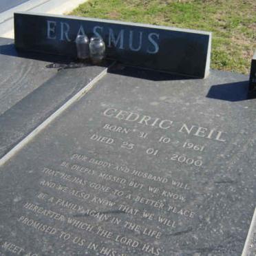 ERASMUS Cedric Neil 1961-2000