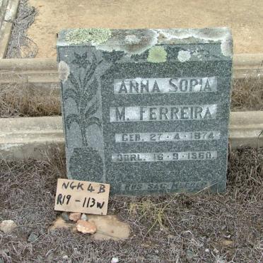 FERREIRA Anna Sopia M. 1874-1960