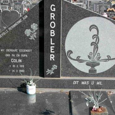 GROBLER Colin 1919-1980