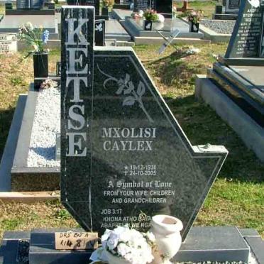 KETSE Mxolisi Caylex 1930-2005