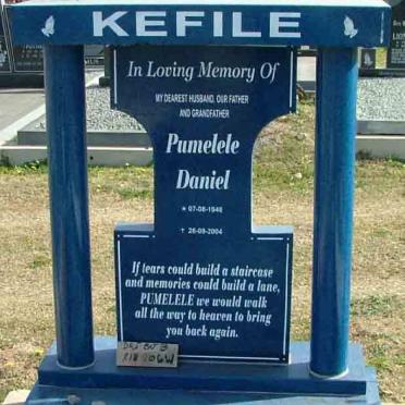 KEFILE Pumelele Daniel 1946-2004