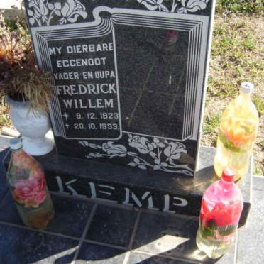 KEMP Fredrick Willem 1923-1999