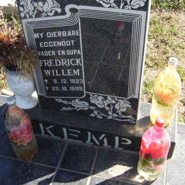 KEMP Fredrick Willem 1923-1999