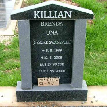KILLIAN Brenda Una nee SWANEPOEL 1939-2005