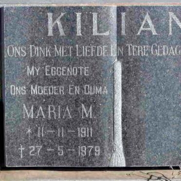 KILIAN Maria M. 1911-1979