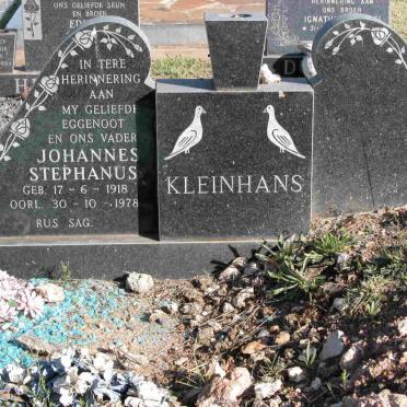 KLEINHANS Johannes Stephanus 1918-1978