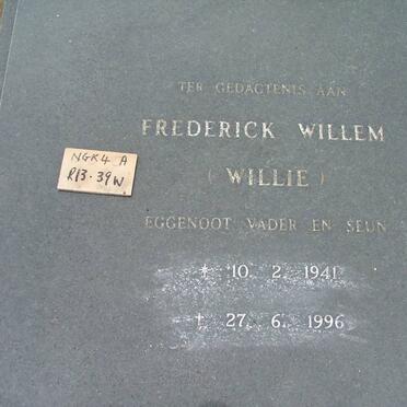 KNOETZE Frederick Willem 1941-1996