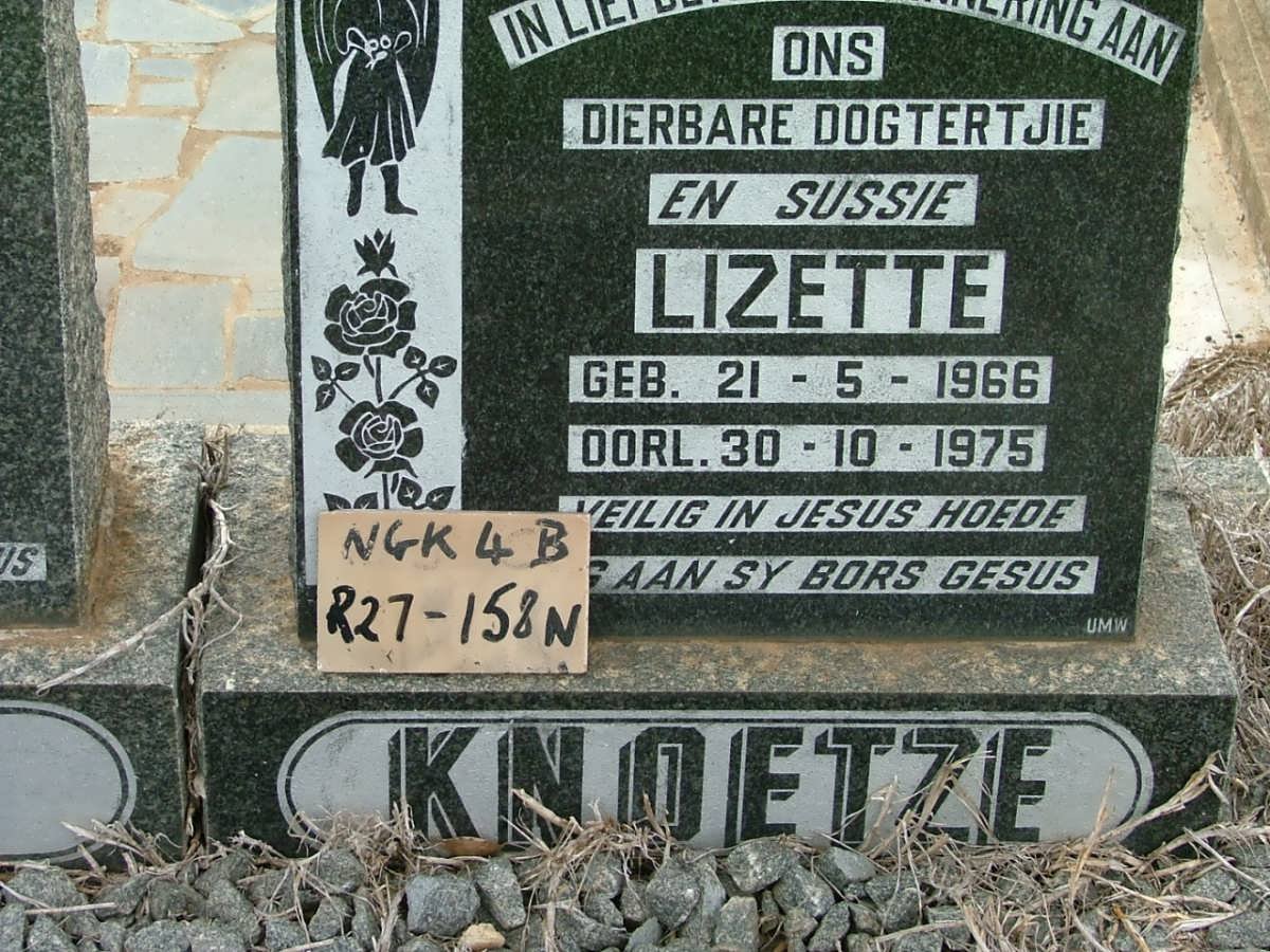 KNOETZE Lizette 1966-1975