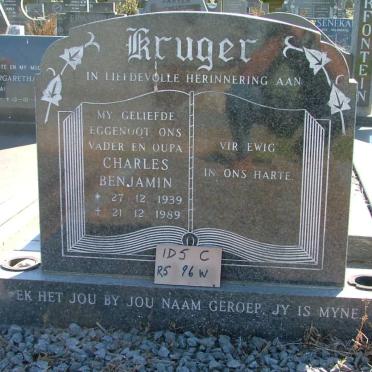KRUGER Charles Benjamin 1939-1989