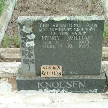 KNOESEN Henry William 1903-1963