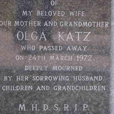 KATZ Olga -1972