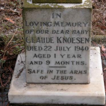 KNOESEN Claude  -1940