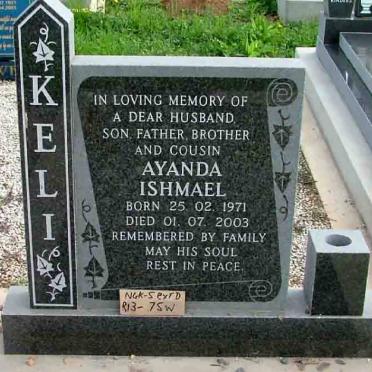 KELI Ayanda Ishmael 1971-2003