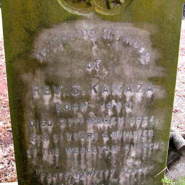 KAKAZA S. 1854-1925