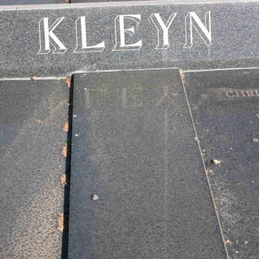 KLEYN Christina Elizabeth nee KOK 1934-1984