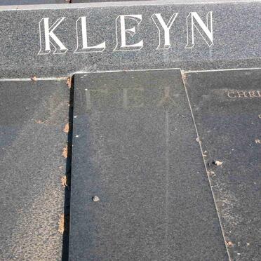 KLEYN Christina Elizabeth nee KOK 1934-1984