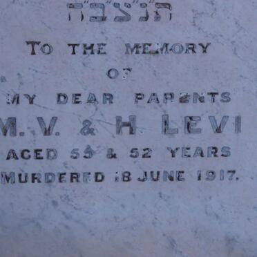 LEVI M.V. -1917 &amp; H. -1917