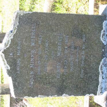 MURRELL Henry -1943 &amp; Susan Minnie -1943