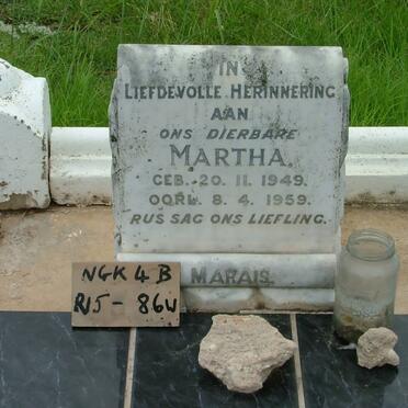 MARAIS Martha 1949-1959