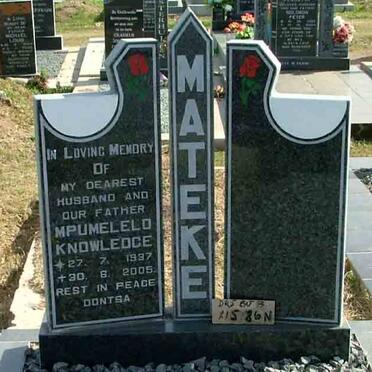 MATEKE Mpumelelo Knowledge 1937-2005