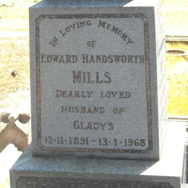 MILLS Edward Handsworth 1891-1968