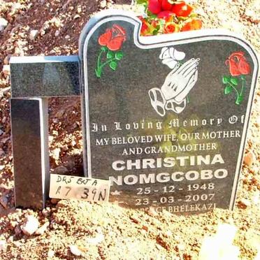NOMGCOBO Christina 1948-2007