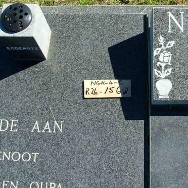 NELL Wilhelmus Johannes 1927-1995