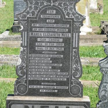 NELL Maria Elizabeth nee CROUSE 1899-1946