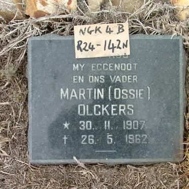 OLCKERS Martin 1907-1962