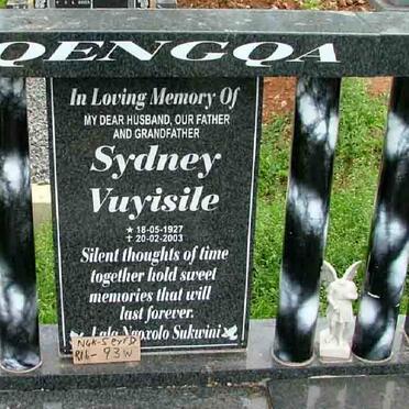 QENGQA Sydney Vuyisile 1927-2003