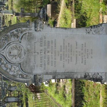 REED Henry W. -1936 &amp; Jeanetta -1911 :: REED Anna -1908