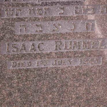 RUMMEL Isaac -1945