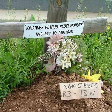 REDLINGHUYS Johannes Petrus 1940-2003