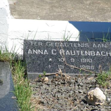 RAUTENBACH Anna C. 1910-1986