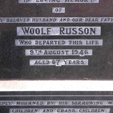 RUSSON Woolf -1946