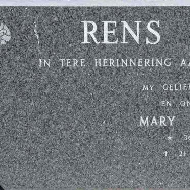 RENS Mary Torrance 1931-1982