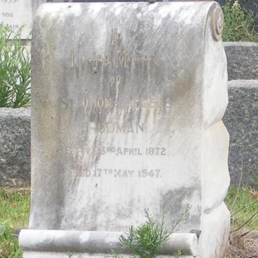 RUDMAN Solomon Jacobus 1872-1947