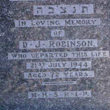 ROBINSON D.J. -1944