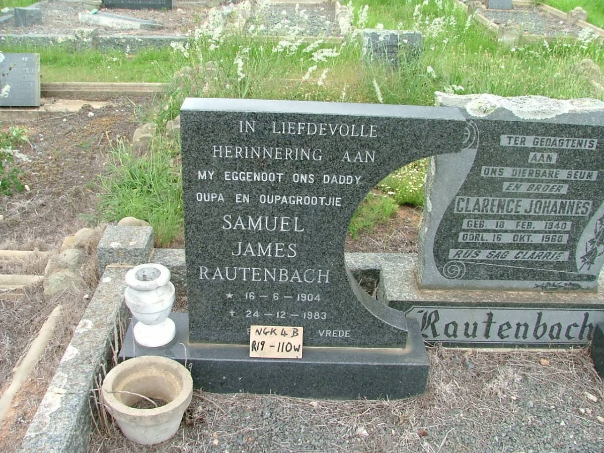 RAUTENBACH Samuel James 1904-1983