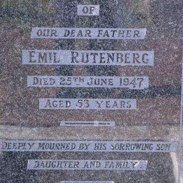 RUTENBERG Emil -1947