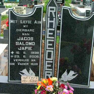 RHEEDER Jacob Salomo Japie 1938-2005
