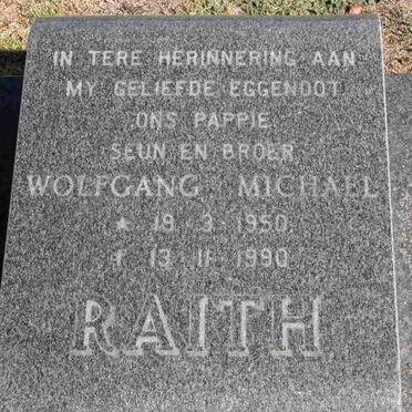 RAITH Wolfgang Michael 1950-1990