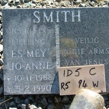 SMITH Es-Mey Jo-Anne 1988-1990